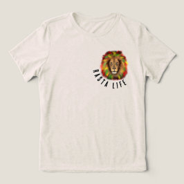 Rasta Leben Löwe Kopf Rot Gelb Jamaika real Tri-Blend Shirt