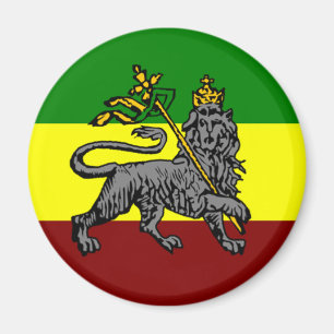 Rasta Lion Magnet