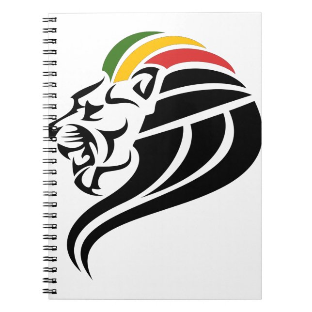 Rasta Lion Notizblock (Vorderseite)