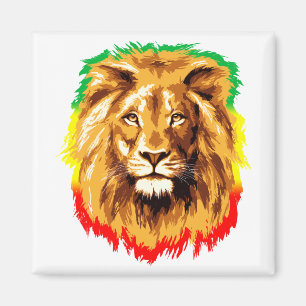 Rasta Lion of Judah Magnet