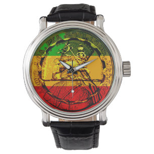 Rasta Lion of Judah Watch Assorted Designs Armbanduhr
