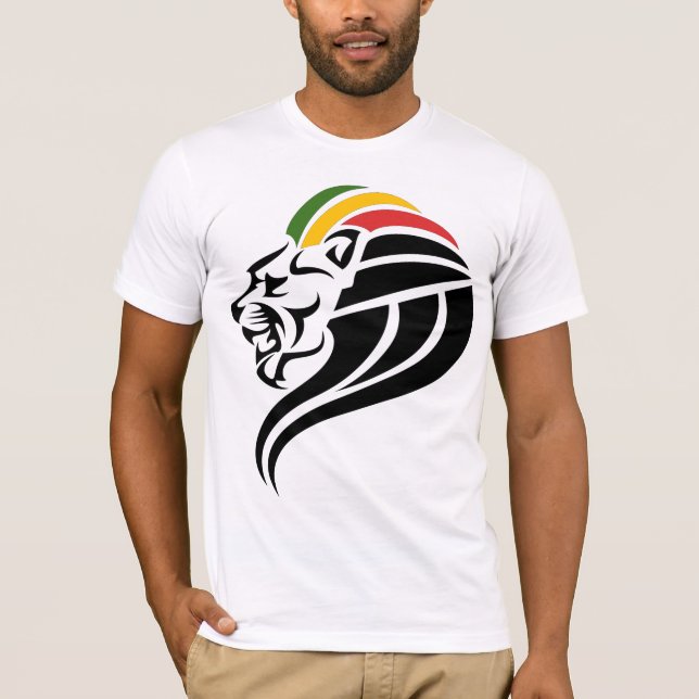 Rasta Lion von Judah T - Shirt (Vorderseite)