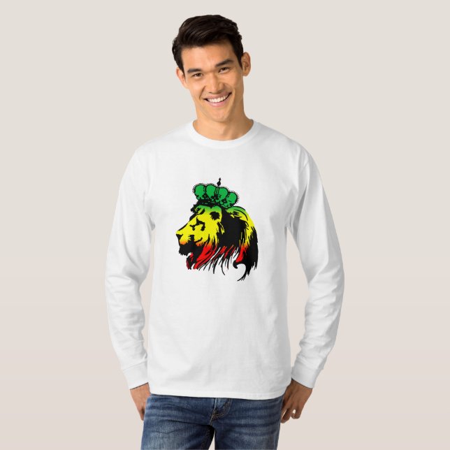 Rasta Lion von Judah T - Shirt (Vorne ganz)