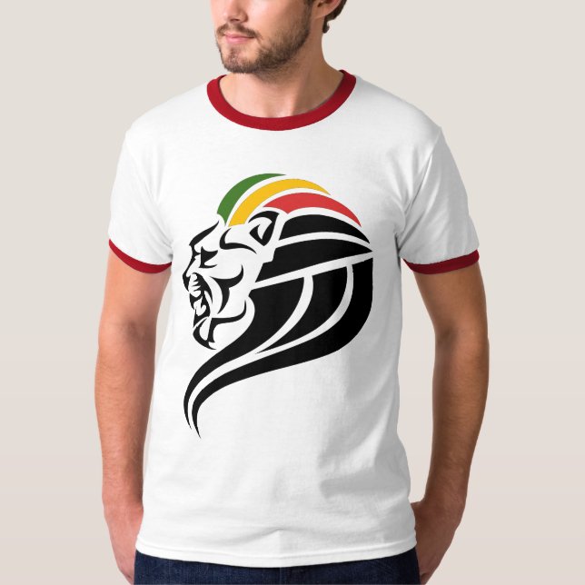 Rasta Lion von Judah T - Shirt (Vorderseite)