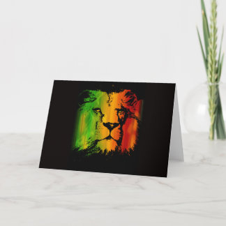 Rasta Löwe Karte