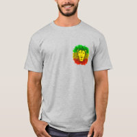 Rasta Löwe rot grün zeichnend Jamaika