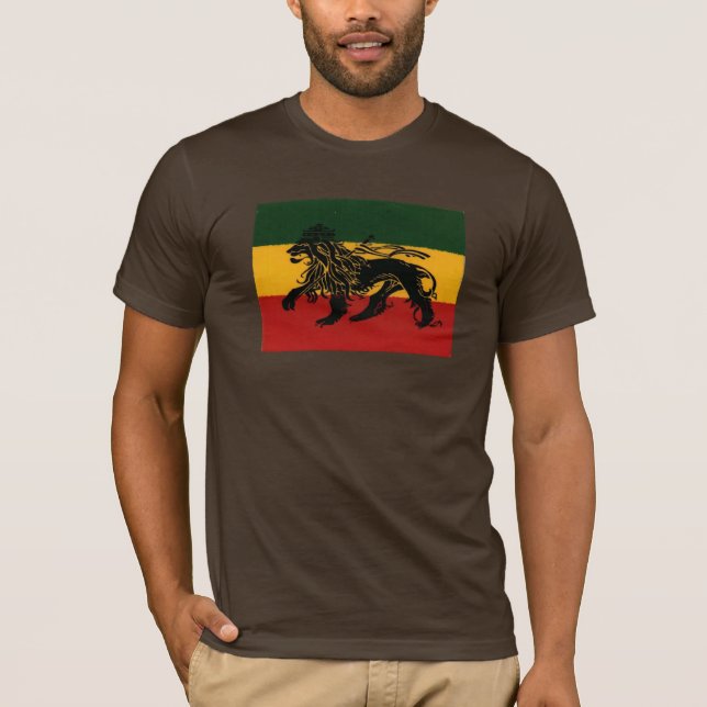 Rasta Löwe T-Shirt (Vorderseite)