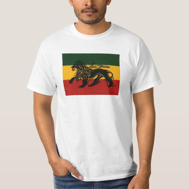 Rasta Löwe T-Shirt (Vorderseite)