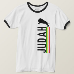RASTA Löwe von Juda Rot Gold Grün T-Shirt
