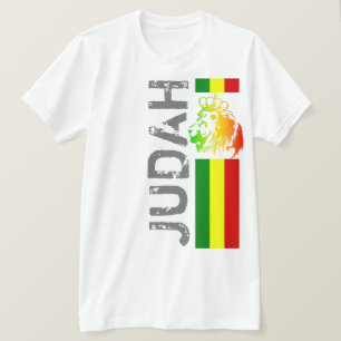 RASTA Löwe von Juda Rot Gold Grün T-Shirt