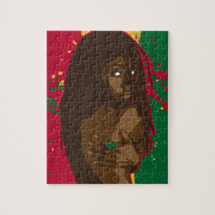 Rasta Mädchen-Puzzlespiel Puzzle
