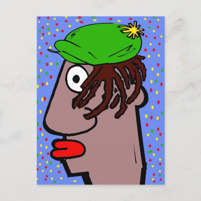 Rasta Man Postkarte (Vorderseite)