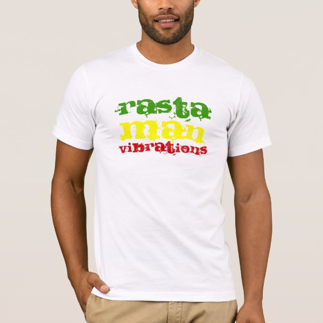 Rasta Mann-Erschütterungen T-Shirt (Vorderseite)
