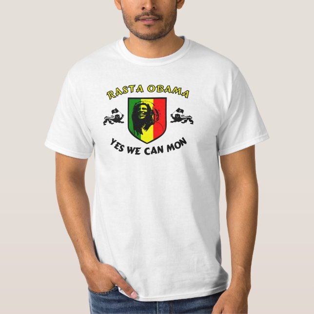 Rasta Obama T-Shirt (Vorderseite)