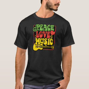 Rasta Peace Liebe Music T-Shirt
