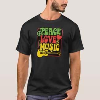 Rasta PEACE-LIEBE-MUSIC T-Shirt