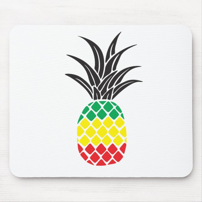 Rasta Pineaple Mousepad (Vorne)