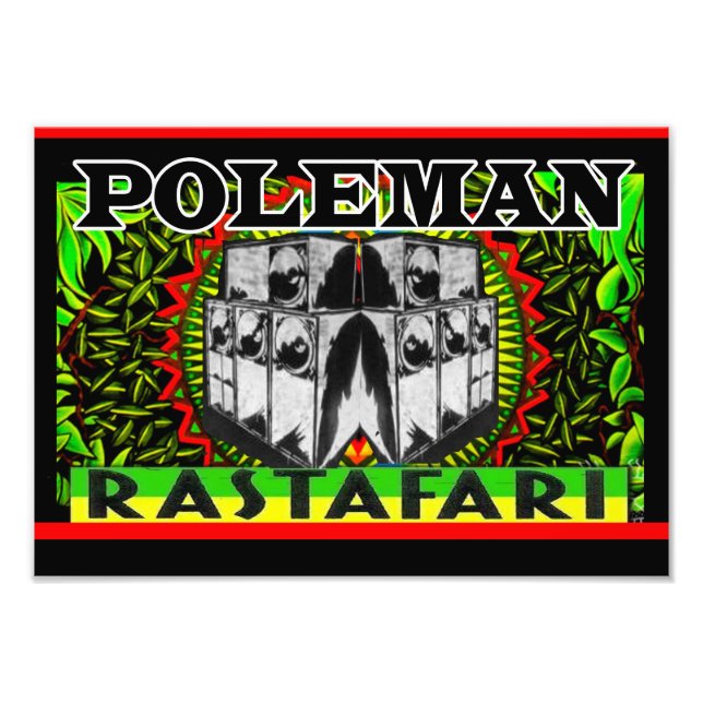 Rasta Poleman Sound Fotodruck (Vorne)