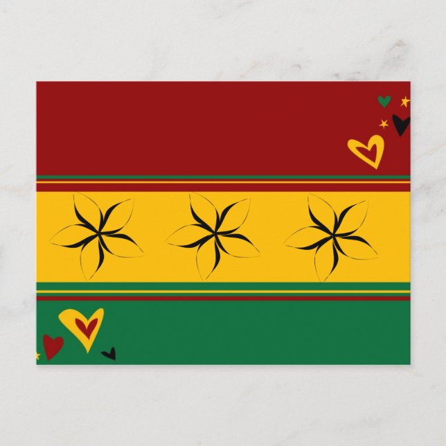 Rasta Postcard Postkarte (Vorderseite)
