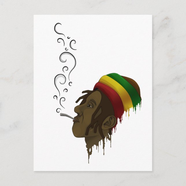 Rasta Postkarte (Vorderseite)