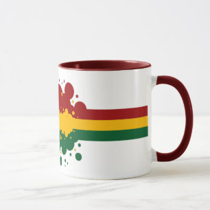 Rasta Regenbogen-Tasse Tasse