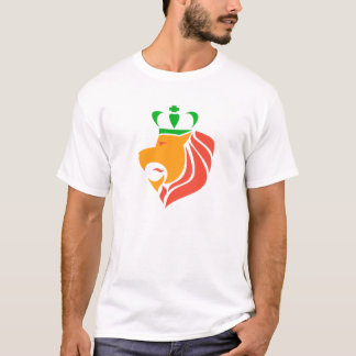 Rasta Reggae gekrönter Löwe T-Shirt