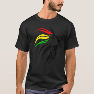 Rasta Reggae Lion Art für Rastafari T-Shirt