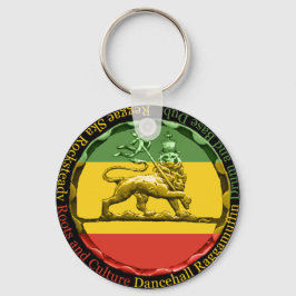Rasta Reggae Lion Keyring Schlüsselanhänger