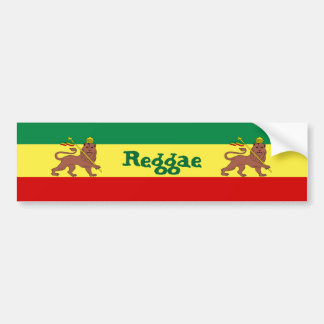 Rasta Reggae-Löwe von Judah Autoaufkleber