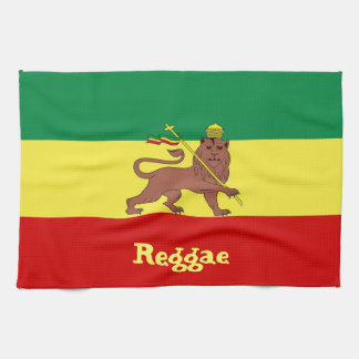 Rasta Reggae-Löwe von Judah Geschirrtuch