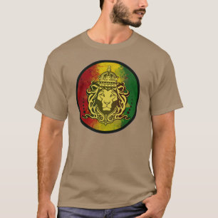 rasta Reggae-Löweflagge T-Shirt