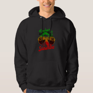 Rasta Reggae Rastafari Roots Rastafarian Jamaika V Hoodie