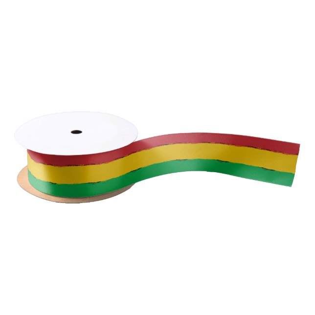 Rasta Satinband (Spule)