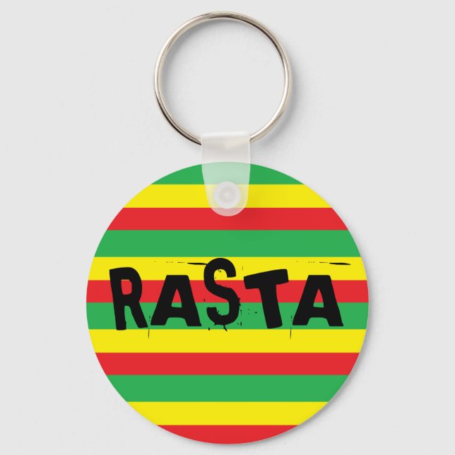 Rasta-Schlüsselanhänger Schlüsselanhänger (Vorderseite)