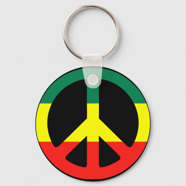 Rasta Schlüsselkette Schlüsselanhänger (Vorderseite)