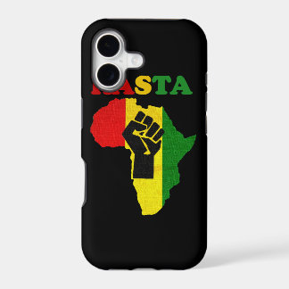 Rasta schwarze Power-Faust über Afrika iPhone 5