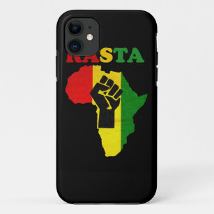 Rasta schwarze Power-Faust über Afrika iPhone 5 Case-Mate iPhone Hülle