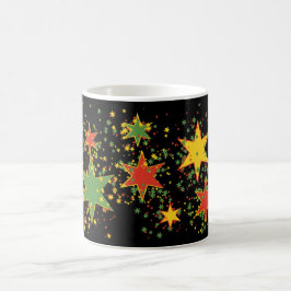 Rasta schwarze Stern-Kräutertee-Tasse Tasse