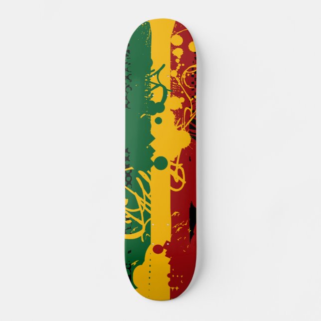 Rasta Soul Skateboard (Vorderseite)
