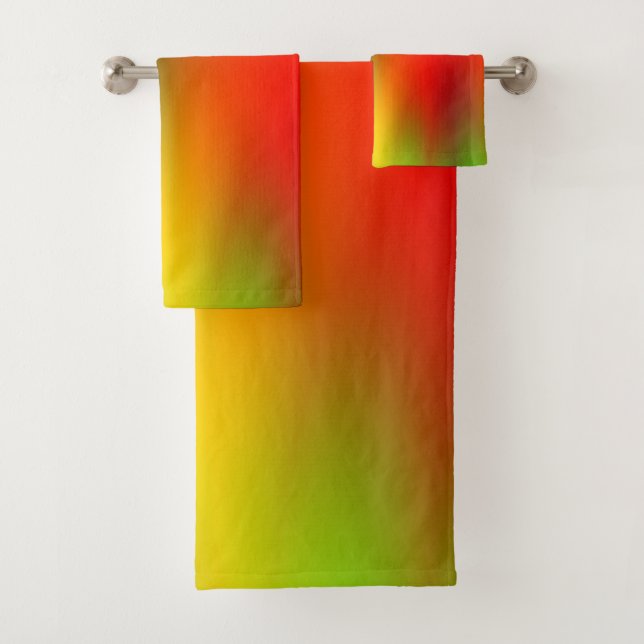 Rasta Splash of Color Badhandtuch Set (Insitu)