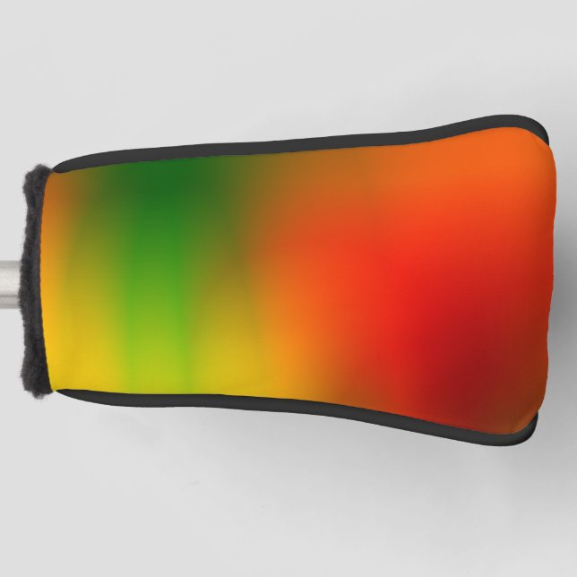 Rasta Splash of Color Golf Headcover (Vorderseite)