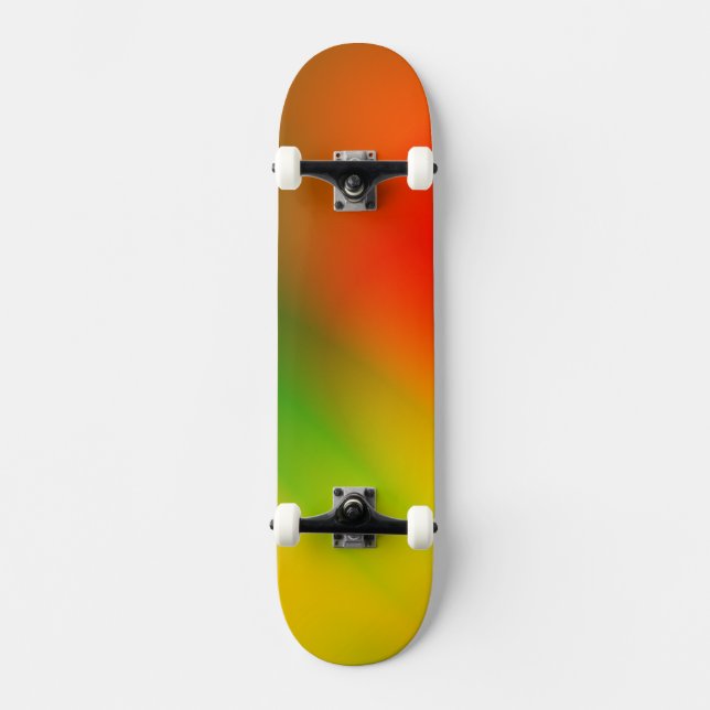 Rasta Splash of Color Skateboard (Vorderseite)