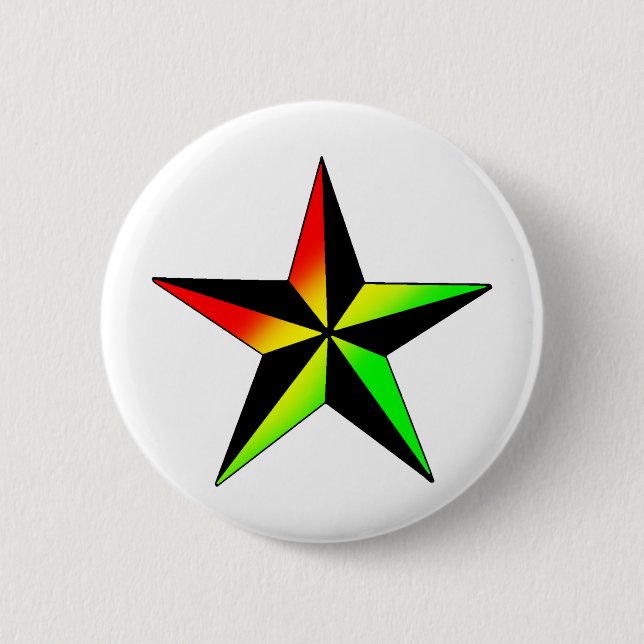 Rasta Stern Button (Vorderseite)