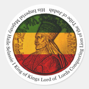 Rasta Sticker Eroberer von Juda Seiner Majestät