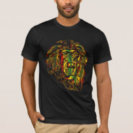 Rasta T - Shirt-Löwereggae-Farben T-Shirt