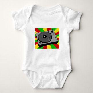 Rasta Turntable Baby Strampler