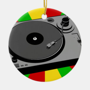 Rasta-Turntable Keramikornament