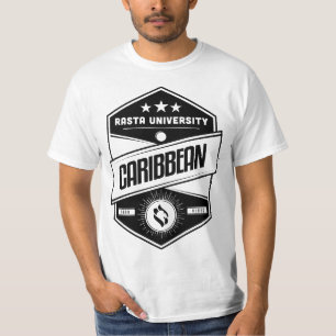 Rasta University Caribbean Good Vibes Reggae T-Shirt