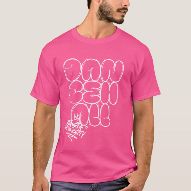 Rasta University Dancehall Graffiti Style Reggae T-Shirt (Vorderseite)