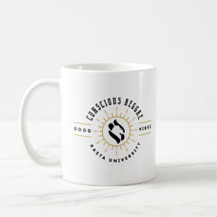 Rasta University Good Vibez Conscious Reggae Kaffeetasse